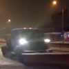 В Киеве ночью чистят дороги в сопровождении полиции (видео) 