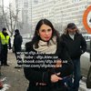 В Киеве девушка сбила водителя на автомойке (видео)