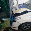 В Харькове полицейские врезались в троллейбус (фото)
