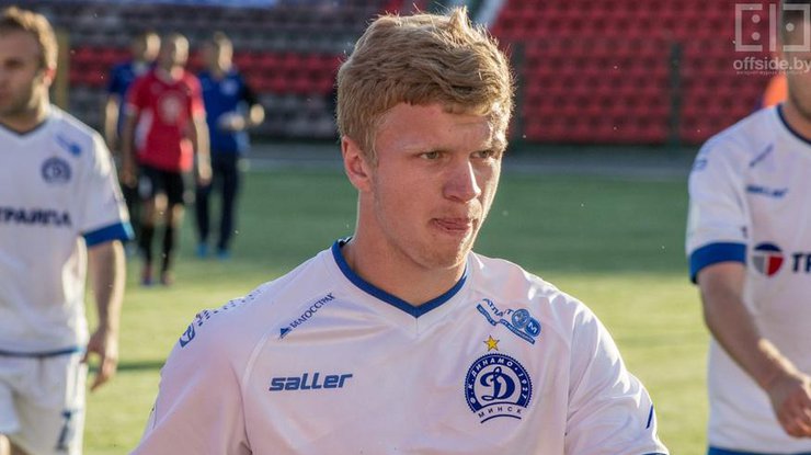 Лучший футболист августа в Беларуси Никита Корзун