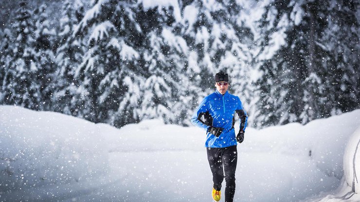 На самом деле зимний бег в некотором роде даже более полезный, чем "летний"