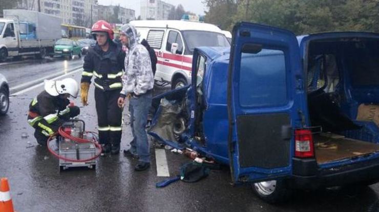 Ужасная авария во Львове 