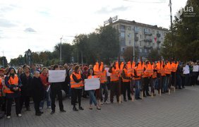 В Киеве протестуют против невыплаты зарплат