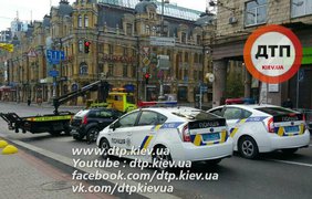 В центре Киева произошла масштабная авария