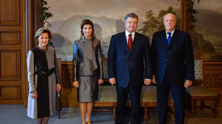 Петр Порошенко встретился с королем Норвегии