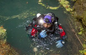 Самая глубокая подводная пещера в мире