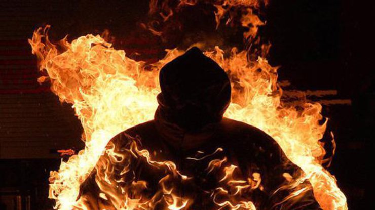 На Донбассе женщина превратила мужа в пылающий факел