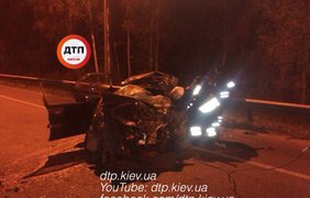 Жуткая авария под Киевом