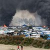 Во Франции сгорел лагерь для беженцев