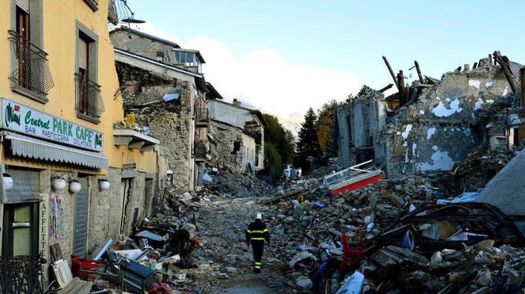 В Италии произошло третье землетрясение 
