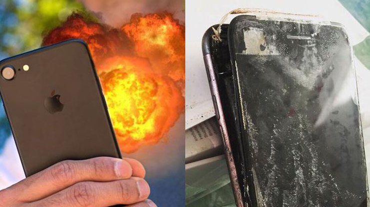 Появились сообщения о взрывах iPhone 7