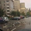 По улицам Львова плавает мусор (фото, видео)