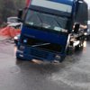 Во Львове грузовик ушел под землю (фото, видео)