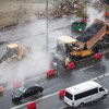 В Киеве начали ремонт дорог с приходом дождей (фото)
