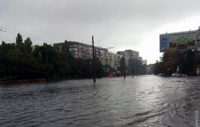 Одессу снова затопило (фото: "Думская") 