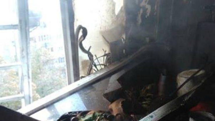 Пожар в жилом квартале Киеве: есть жертвы (фото: dsns.gov.ua)