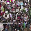 В США граждане массово протестуют против новоизбранного президента 