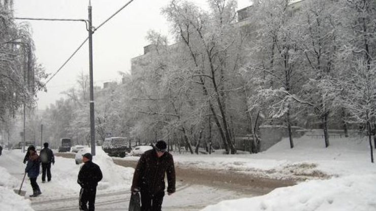 Снегопад в Украину возвращается 