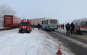 Страшная авария на Житомирской трассе: 15 человек попали в больницу (фото: zt.npu.gov.ua/uk)