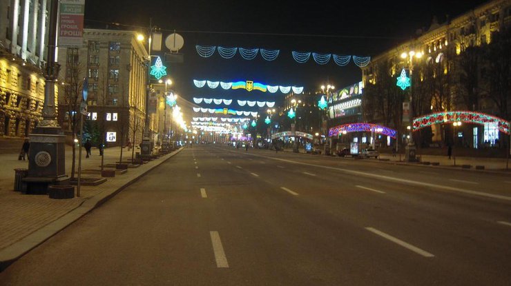 Центр Киева перекрыт для транспорта