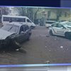 ДТП у Дніпрі: поліцейська машина зіткнулася з таксі