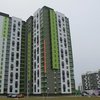В Минске на жилом доме установили 40-метровый термометр (фото)