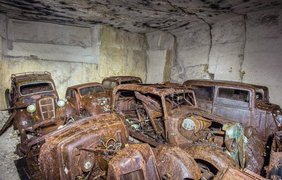  Во Франции под землей нашли спрятанные автомобили 1930-х (фото: Vincent Michel)