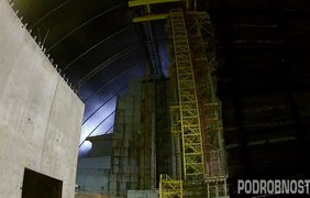Чернобыльский саркофаг показали изнутри