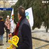 Сьогодні у Києві встановили головну ялинку країни