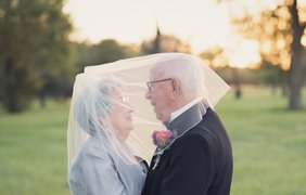 Пара прождала 70 лет ради свадебной фотосессии 