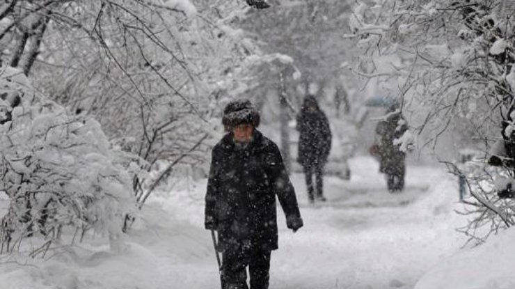 Украину засыпет снегом и похолодает до -13 