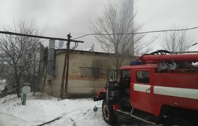 Пожар произошел в Харькове на заводе