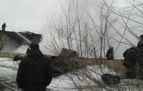 Пожар произошел в Харькове на заводе