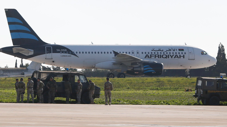 Ливийский самолет Afriqiyah Airways A320. Фото: Sky News Arabia