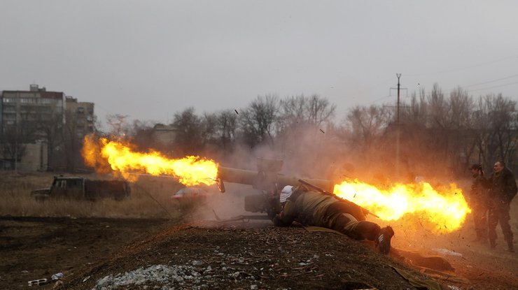 Террористы накрыли артиллерийским огнем Лебединское