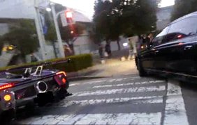 В Японии разбили эксклюзивный суперкар Pagani Zonda