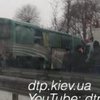 Страшная авария на трассе "Киев-Житомир": столкнулись пассажирский автобус и фура (фото)