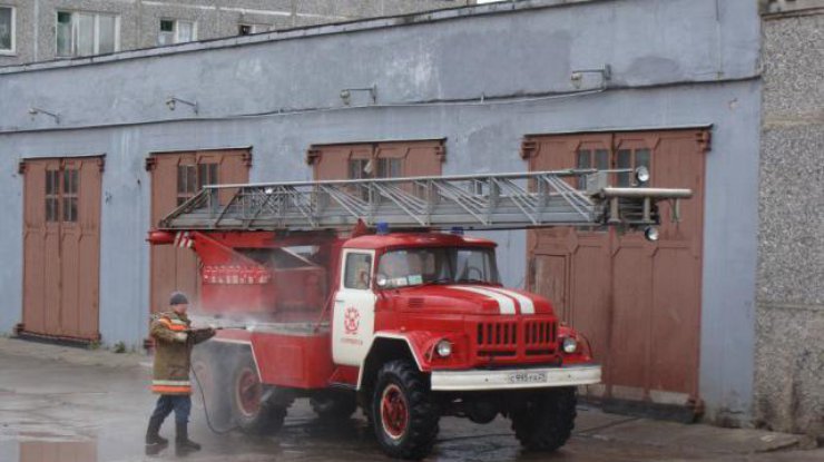 В Киеве на Подоле вспыхнул пожар 