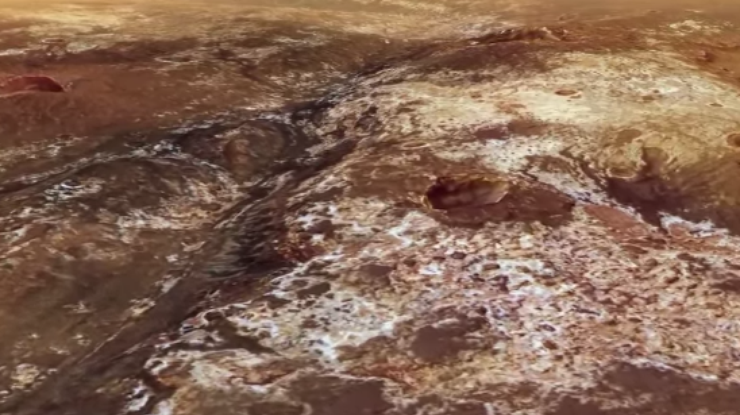 Mawrth Vallis разрезает поверхность красной планеты на 600 км