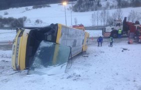 Во Франции двое детей погибли в аварии со школьным автобусом