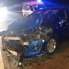 В Киеве пьяный водитель повредил автомобиль патрульных (фото)