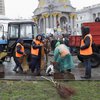 В Киеве началась уборка Майдана (фото)