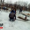 В Полтавской области пьяный водитель утопил авто (видео)
