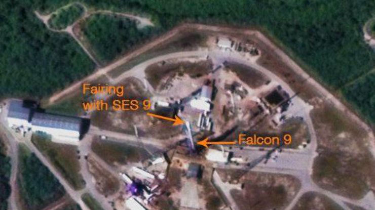 На завтра объявлена попытка запуска космической ракеты Falcon 9