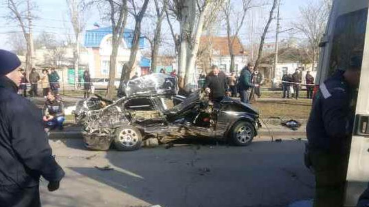 В Николаеве полицейский на BMW спровоцировал смертельную аварию