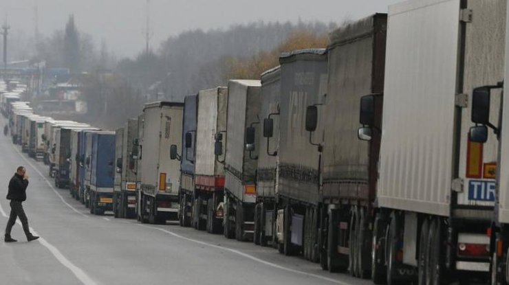 Транзит грузовиков по территории Украины