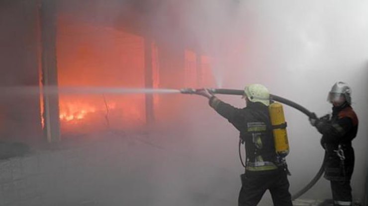 Спасатели ликвидировали пожар на птицефабрике в Донецкой области
