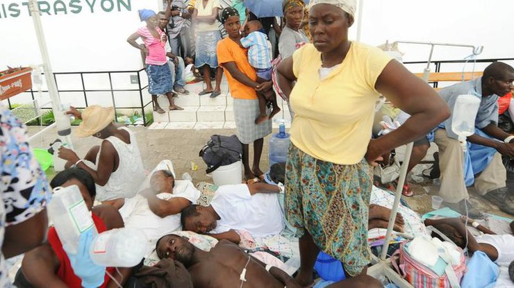 В Гаити, несмотря на высокое количество умерших, наблюдается тенденция к спаду заболеваемости