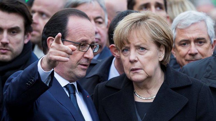 Меркель и Олланд призвали к выполнению Минских соглашений