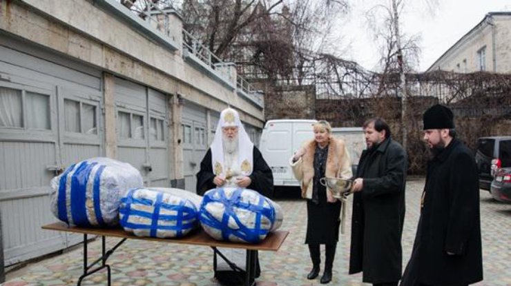 УПЦ КП попала в скандал с гуманитарной помощью. Фото: cerkva.info